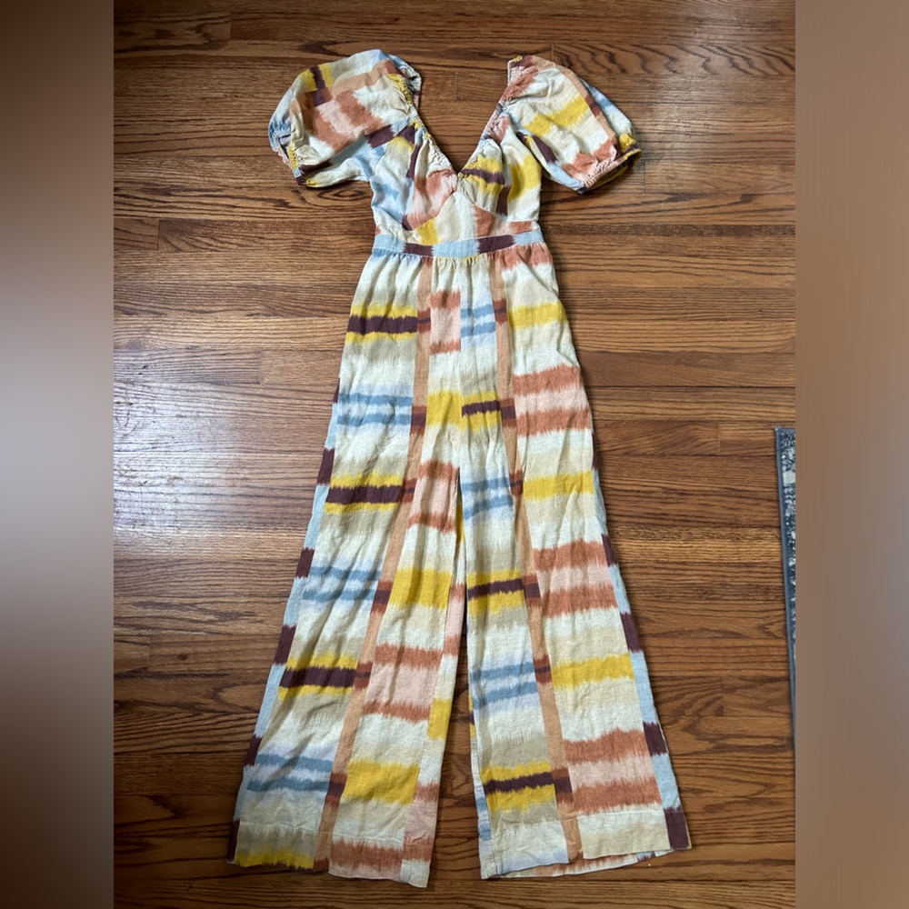 anthropology Ranna Gill tie back jumlsuite